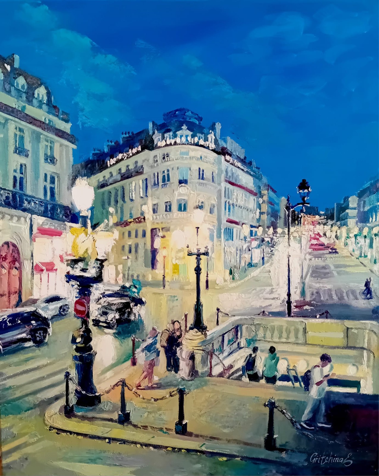 Lichter der Stadt – Abend in Paris