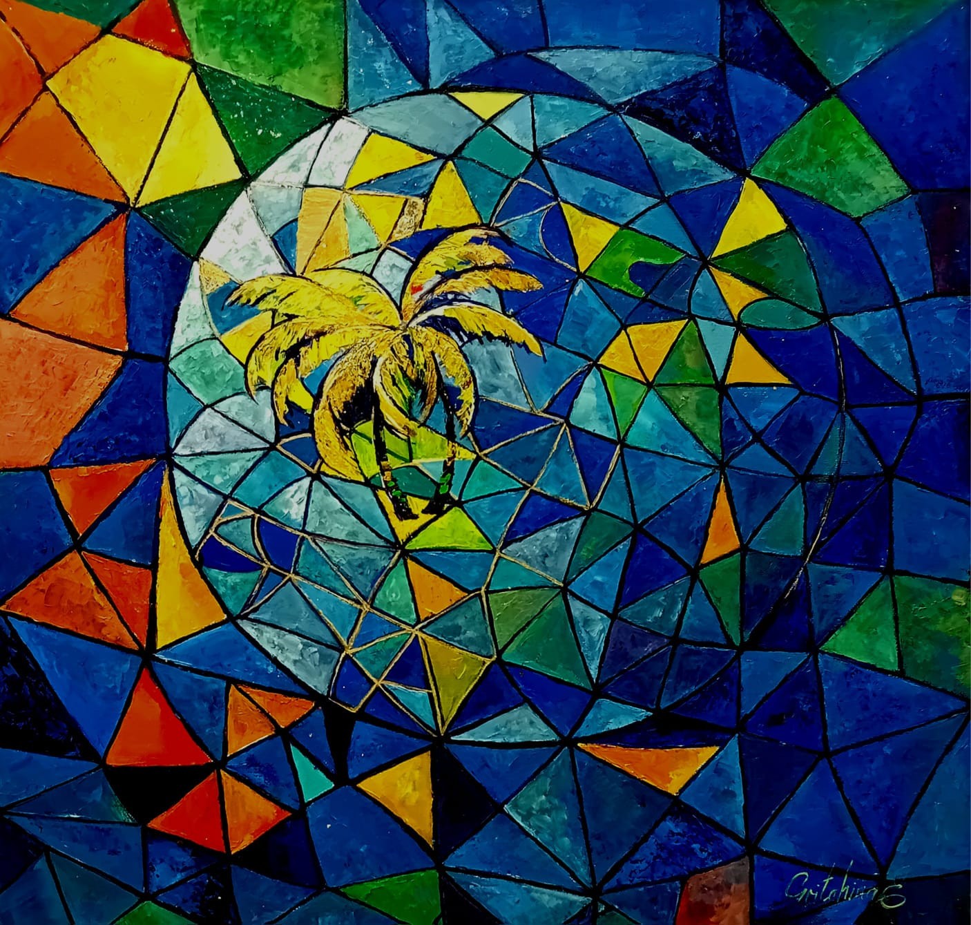 Palmeninsel der Elemente